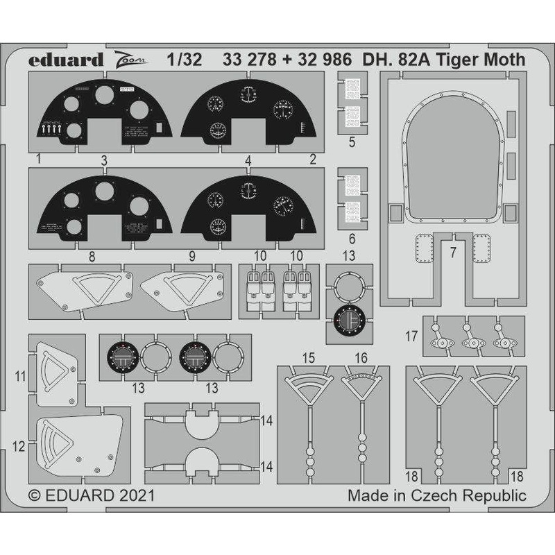 1/32 DH. 82A Tiger Moth (for ICM)