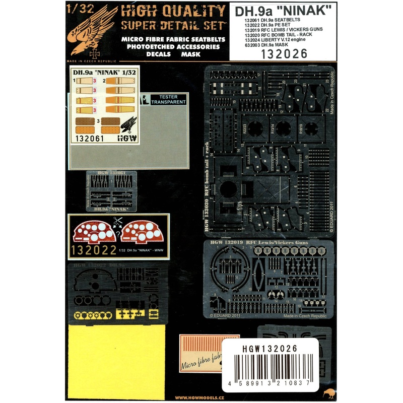 1/32 DH.9a Ninak Super Detail Set (for Wingnut Wings)