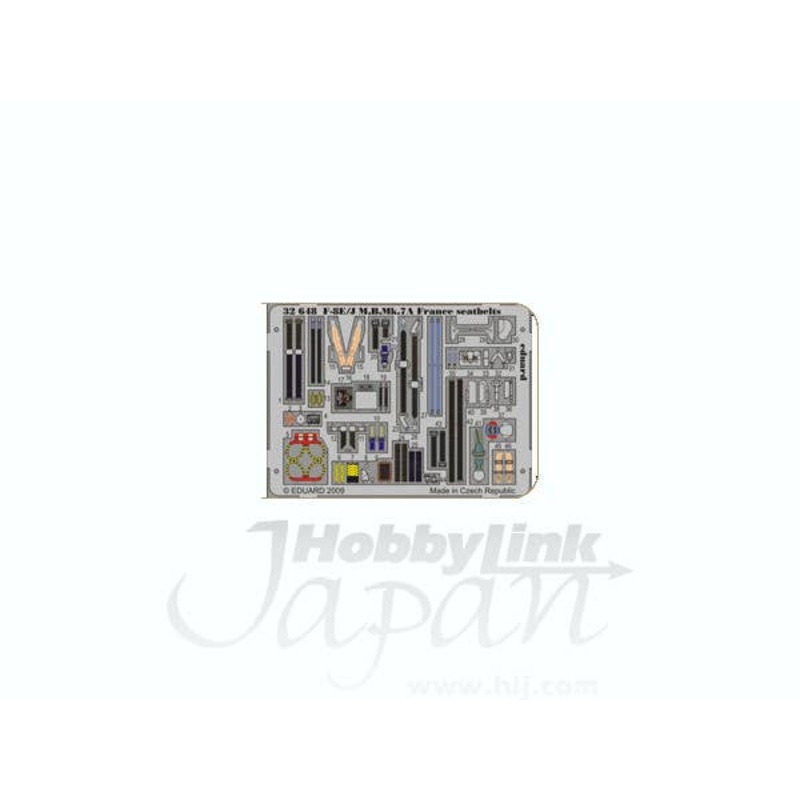 1/32 F-8E/J M.B.Mk.7A France Seatbelts PE Set (for Trumpeter)