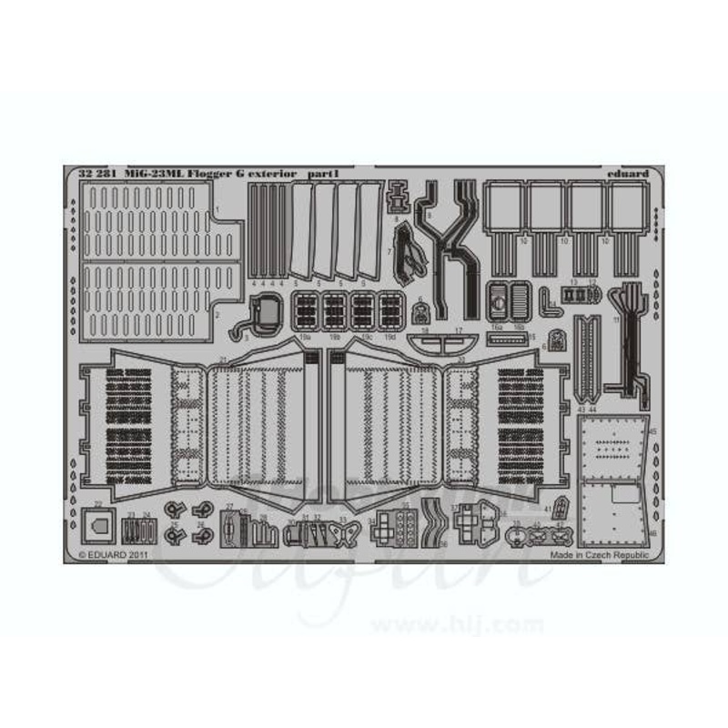 1/32 MiG-23ML Flogger G Exterior (for Trumpeter)