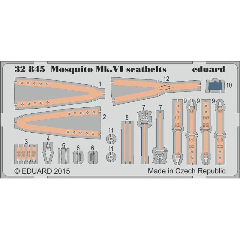 1/32 Mosquito Mk.VI Seatbelts (for Tamiya)