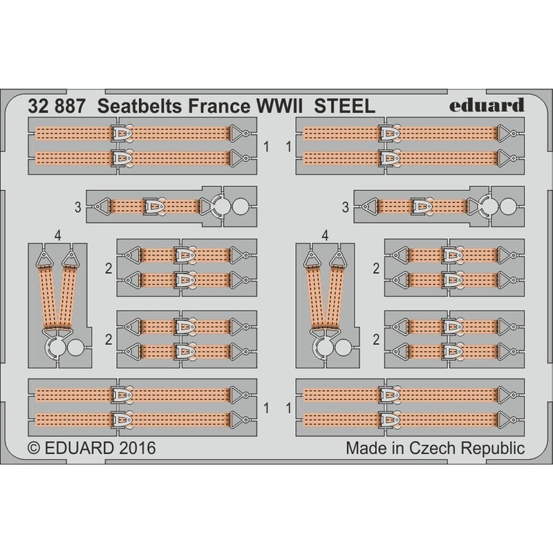 1/32 Seatbelts France WWII Steel