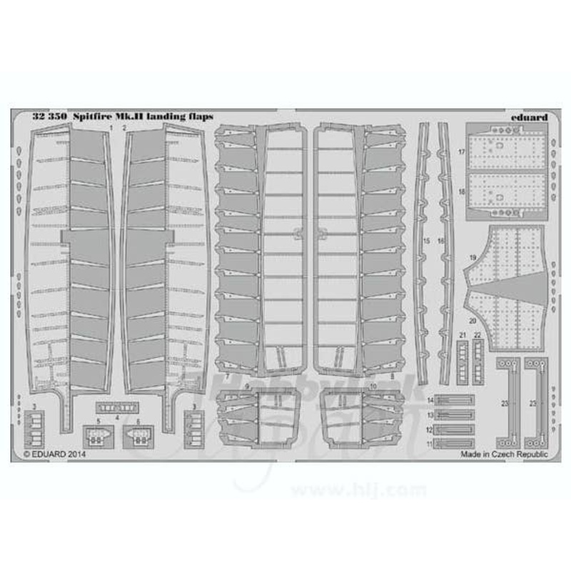 1/32 Spitfire Mk.II Landing Flaps (for Revell)