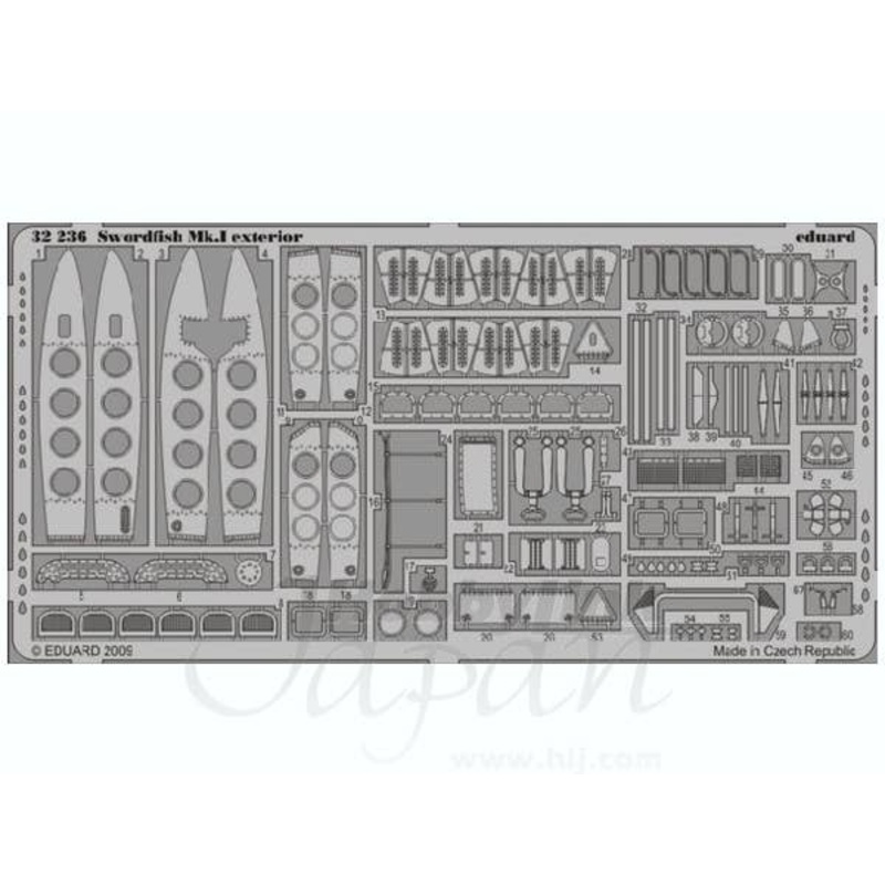 1/32 Swordfish Mk.I Exterior PE Set (for Trumpeter)