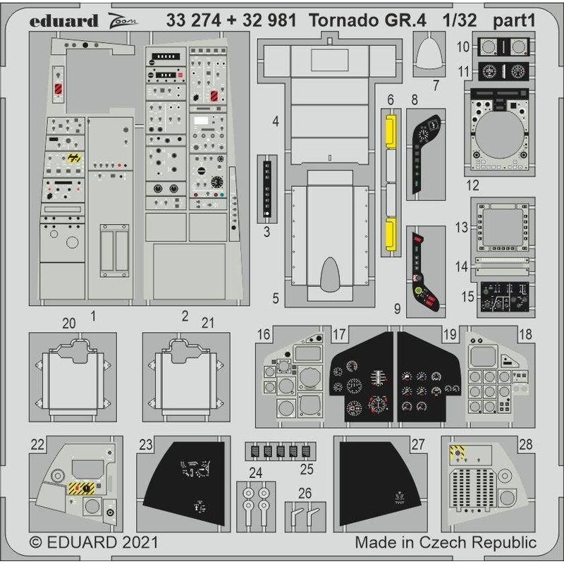 1/32 Tornado GR.4 interior (for Italeri)
