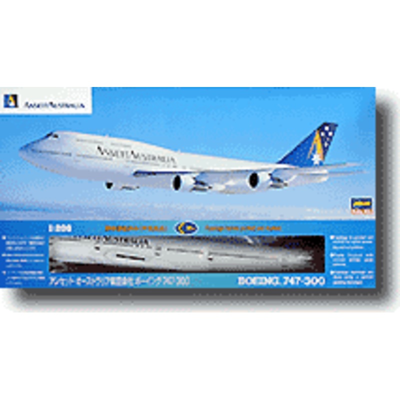 1/200 Ansett Australia B747-300 Semi-Painted Kit