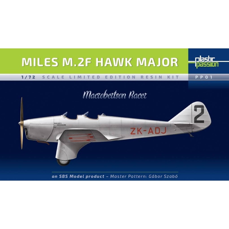 1/72 Miles M.2F Hawk Major Macrobertson Racer