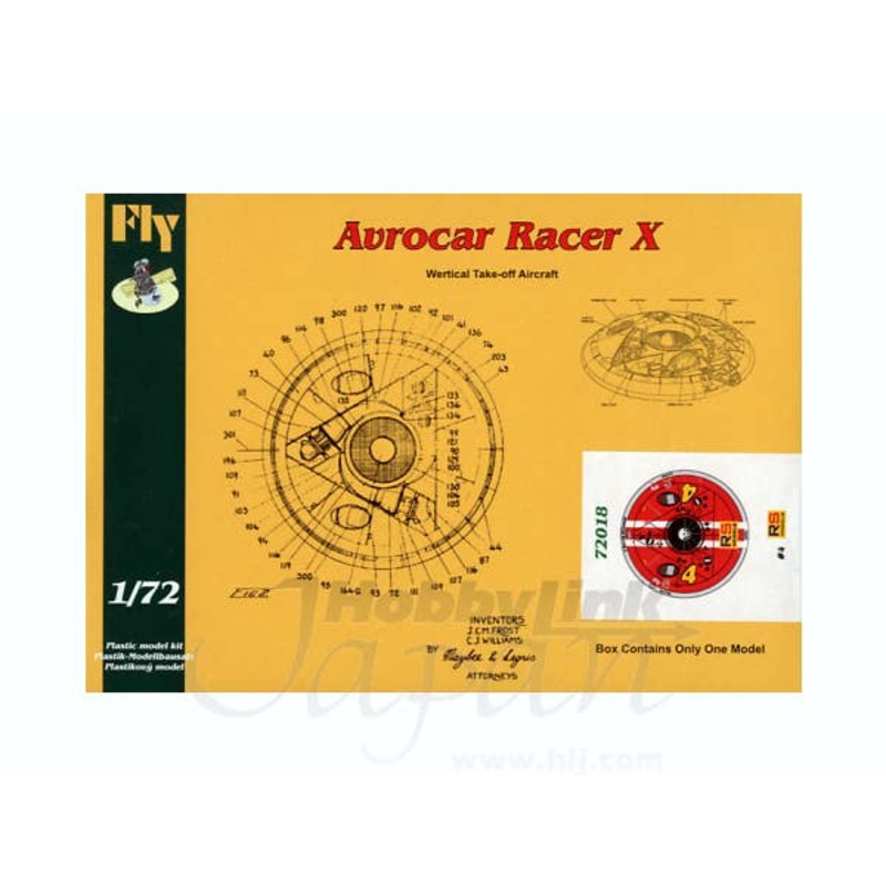 1/72 No. 4 Avrocar Racer X RS Models
