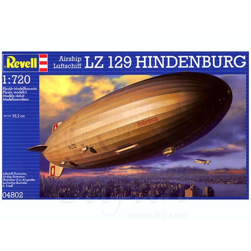 1/720 Airship Luftschiff LZ 129 Hindenburg