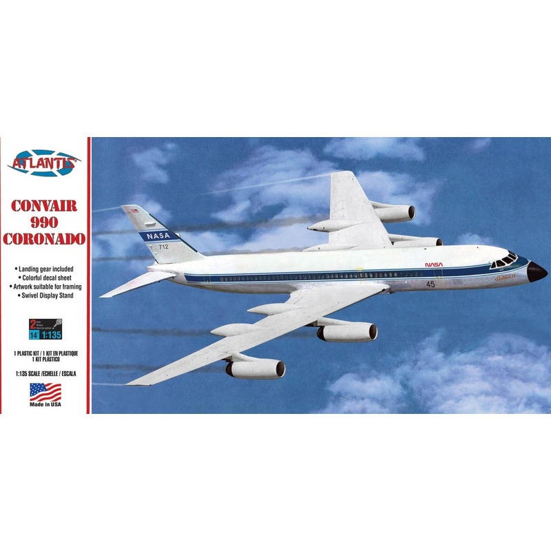 1/135 Convair 990 Jet Airliner Nasa Markings