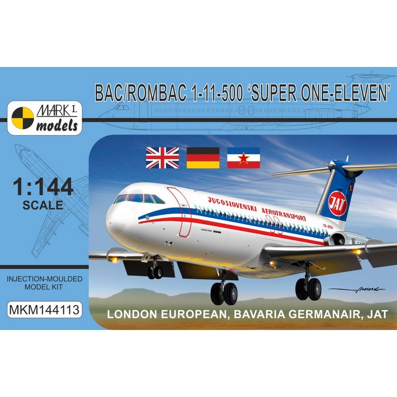 1/144 BAC/Rombac 1-11-500 `London European, Bavaria Germ