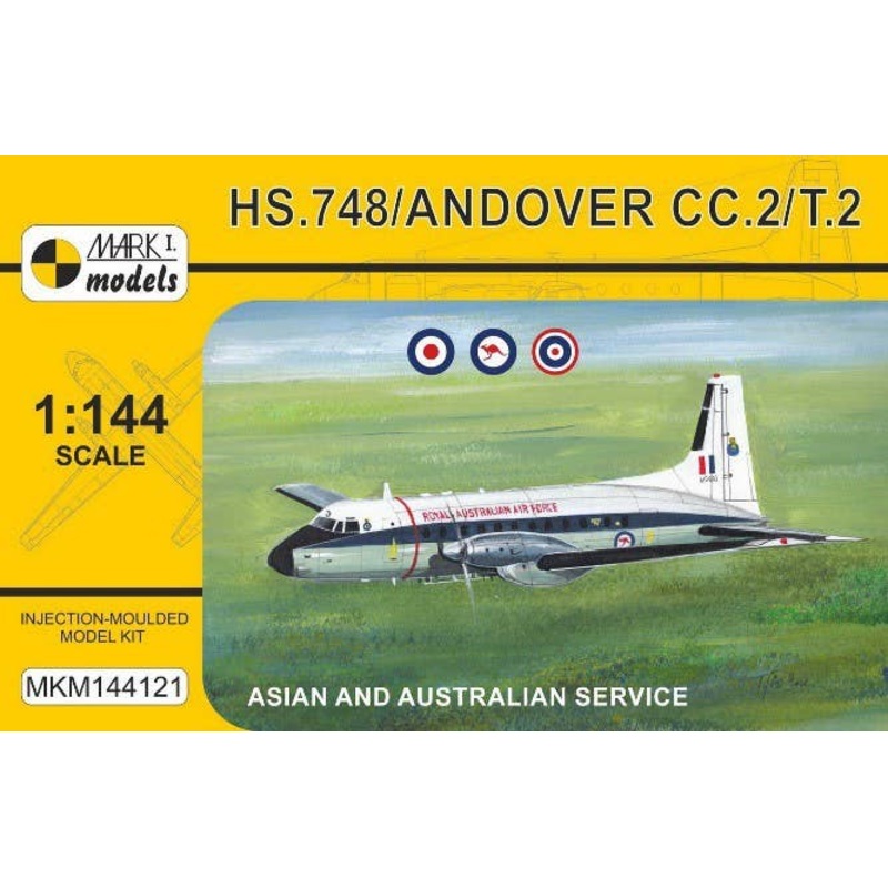 1/144 HS.748 Andover CC.2/T.2 Asia & Australia Service