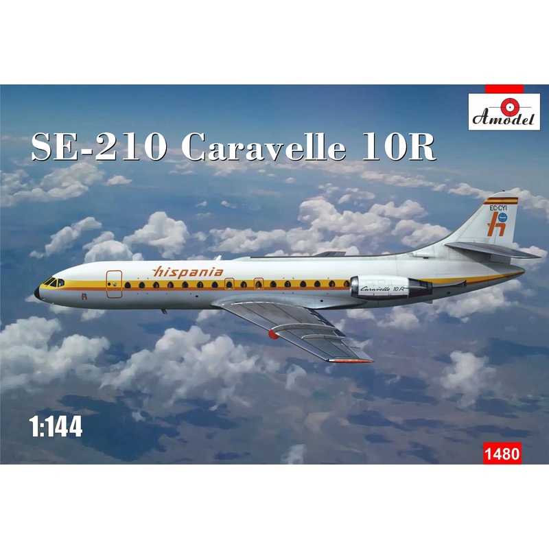 1/144 SE-210 Caravelle 10R / B (Hispania Airlines, Caledonia Airlines)