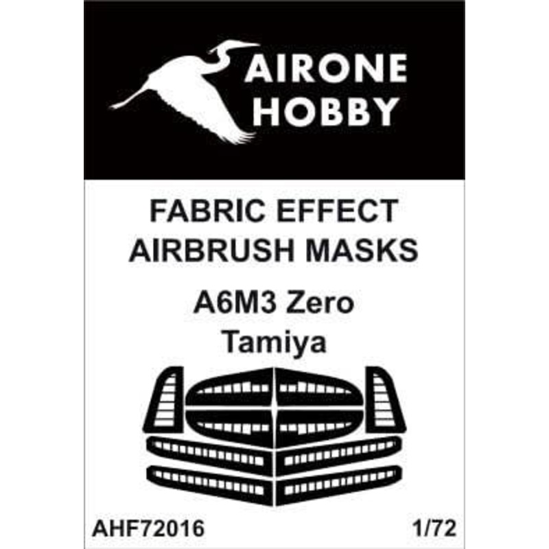 1/72 A6M3 Zero Fabric Effect Airbrush Mask (for Tamiya)
