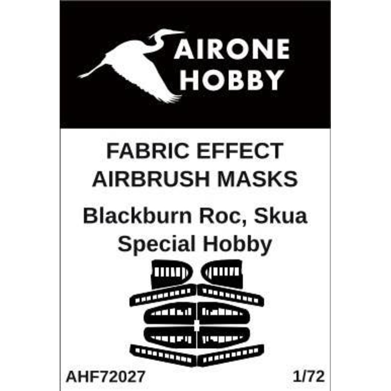 1/72 Blackburn Skua, Roc Fabric Effect Airbrush Mask (for Special Hobby)