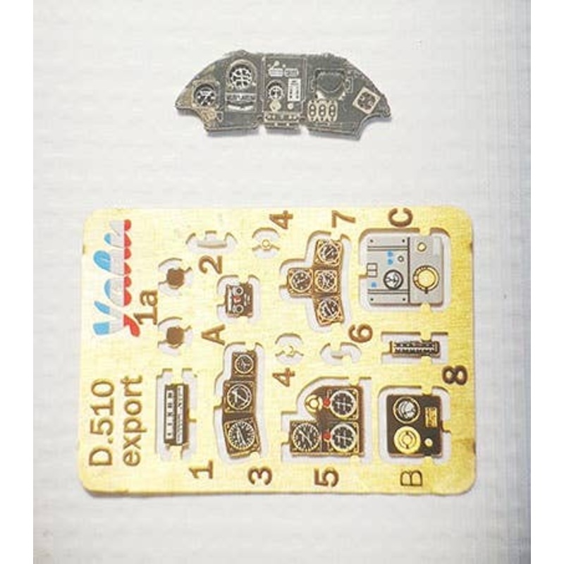 1/72 Dwoitin D.510 Fighter Coloring instrument panel KP