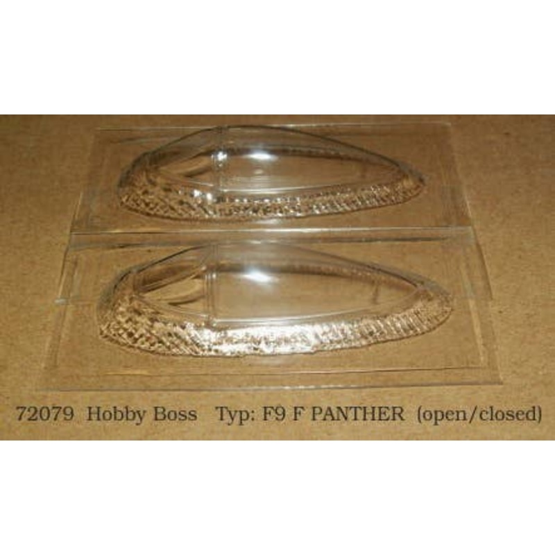 1/72 F9F Panther Canopy (Open-Closed) (for Hobby Boss)