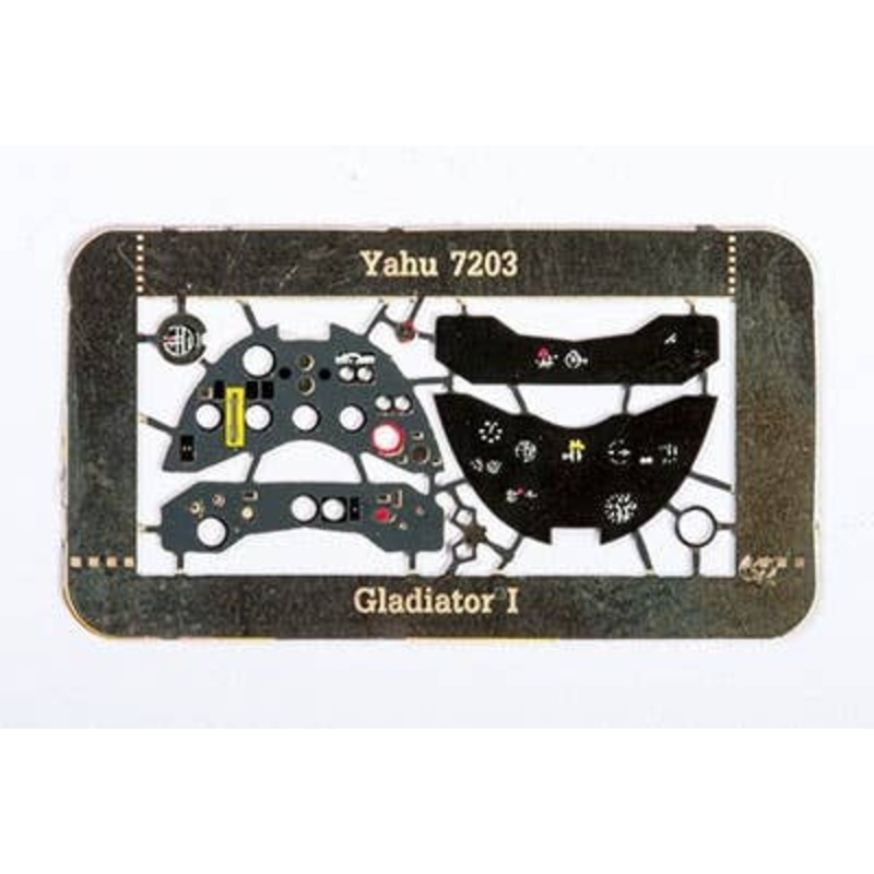 1/72 Gladiator Mk.I Colored Instrument Panel Airfix, Etc.