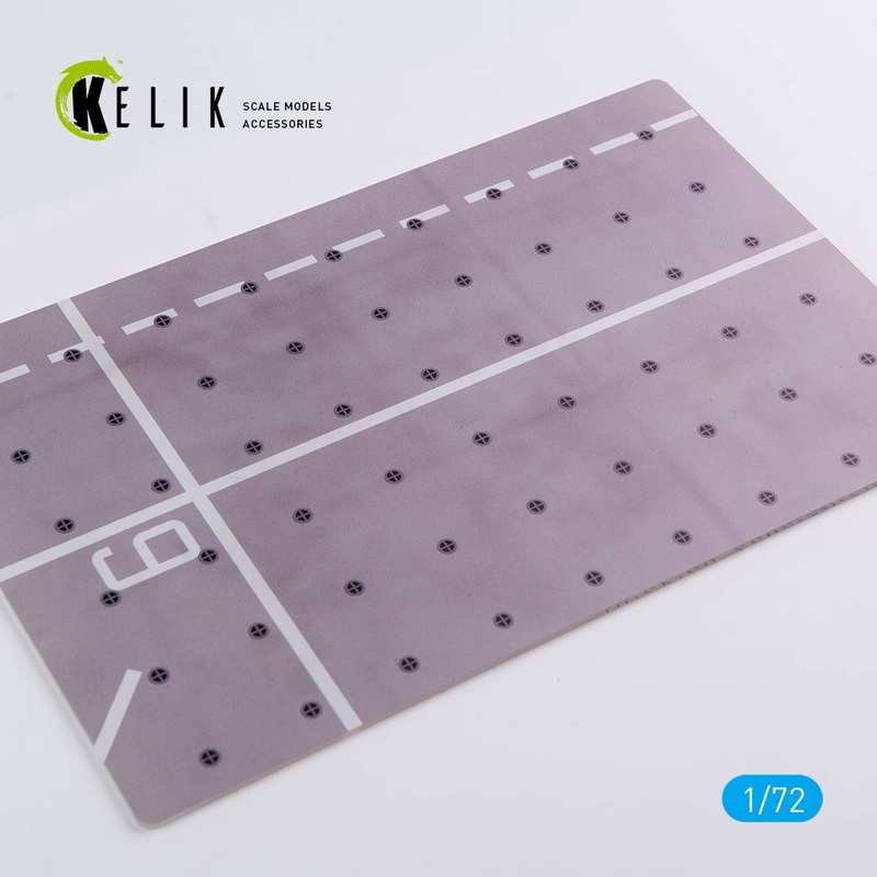 1/72 HMS Queen Elizabeth R08 type 2 - Base - Acrylic 3 mm (280 x 180 mm) (170 g)
