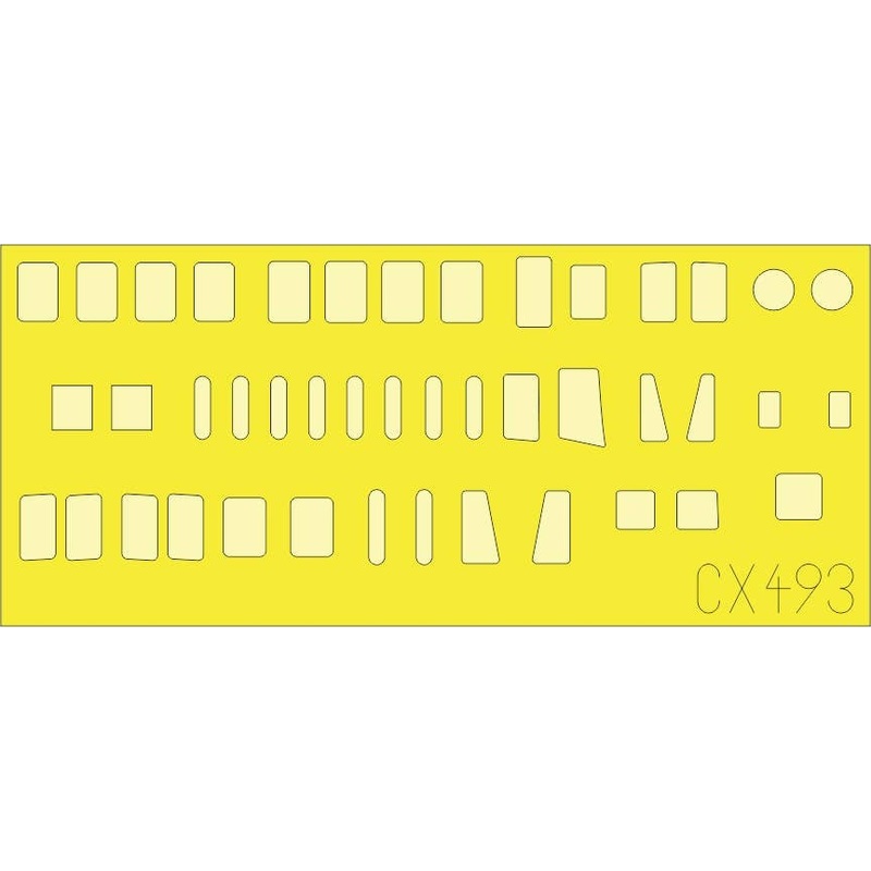 1/72 Kawanishi H8K2 Emily fuselage windows Type 2 Flying Boat Masking Sticker (for Hasegawa)