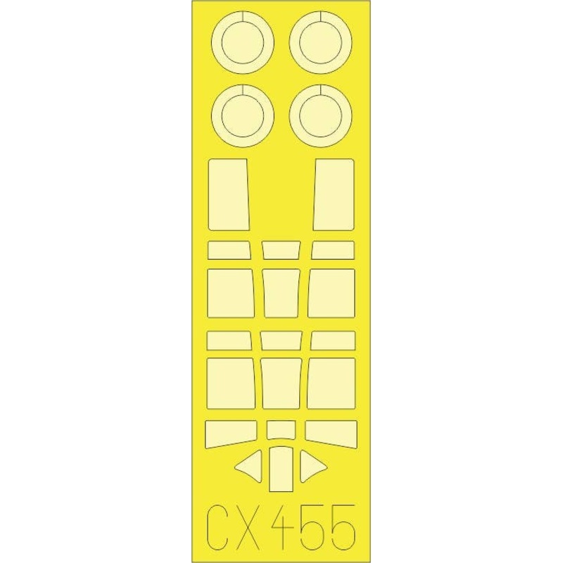 1/72 Ki-100-Ib Mask (For Aoshima)