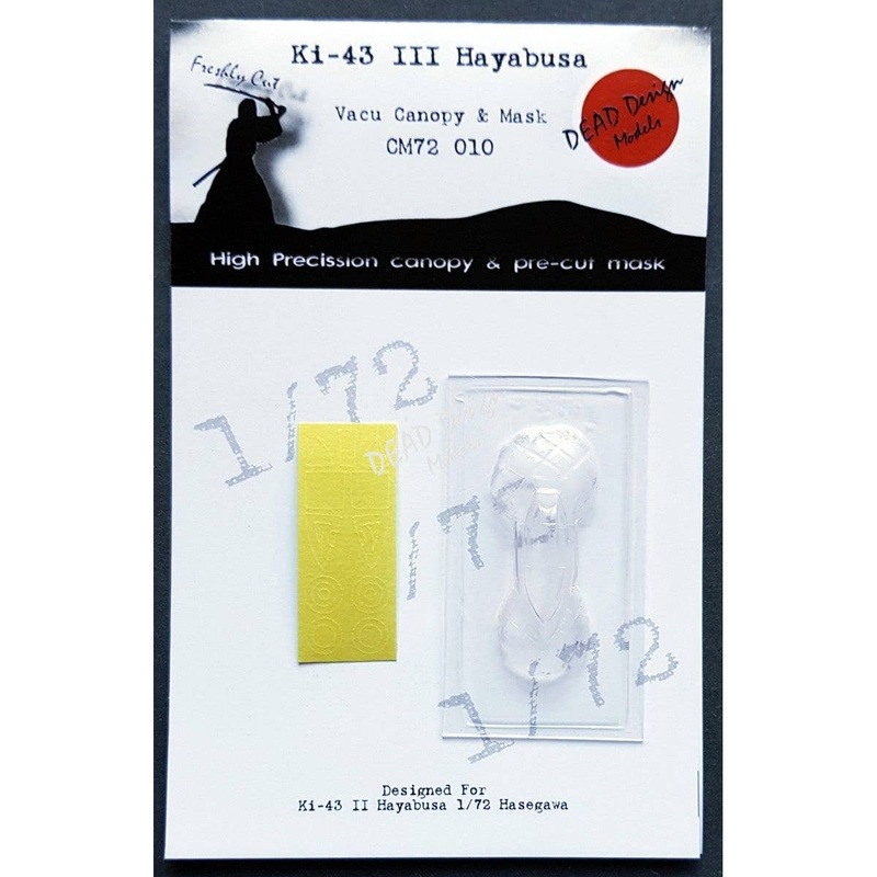 1/72 Ki-43 III Vacu Canopy & Mask