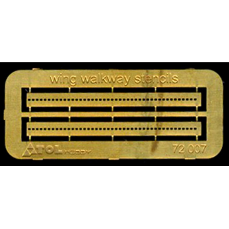 1/72 Luftwaffe Wing Walkway Stencils