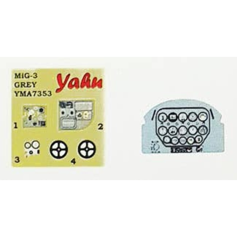 1/72 Mikoyan-Gurevich MiG-3, Colored Instrument Panel, Armory