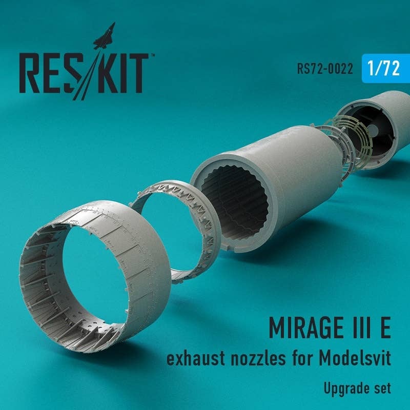 1/72 Mirage III(E) Exhaust Nozzles (for Modelsvit)