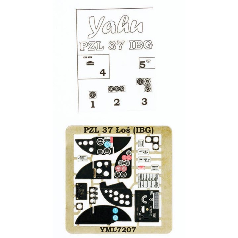 1/72 PZL.37 Los, Colored Instrument Panel, IBG