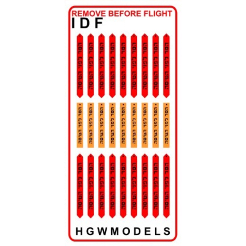 1/72 Remove Before Flight Israel (Fabric)