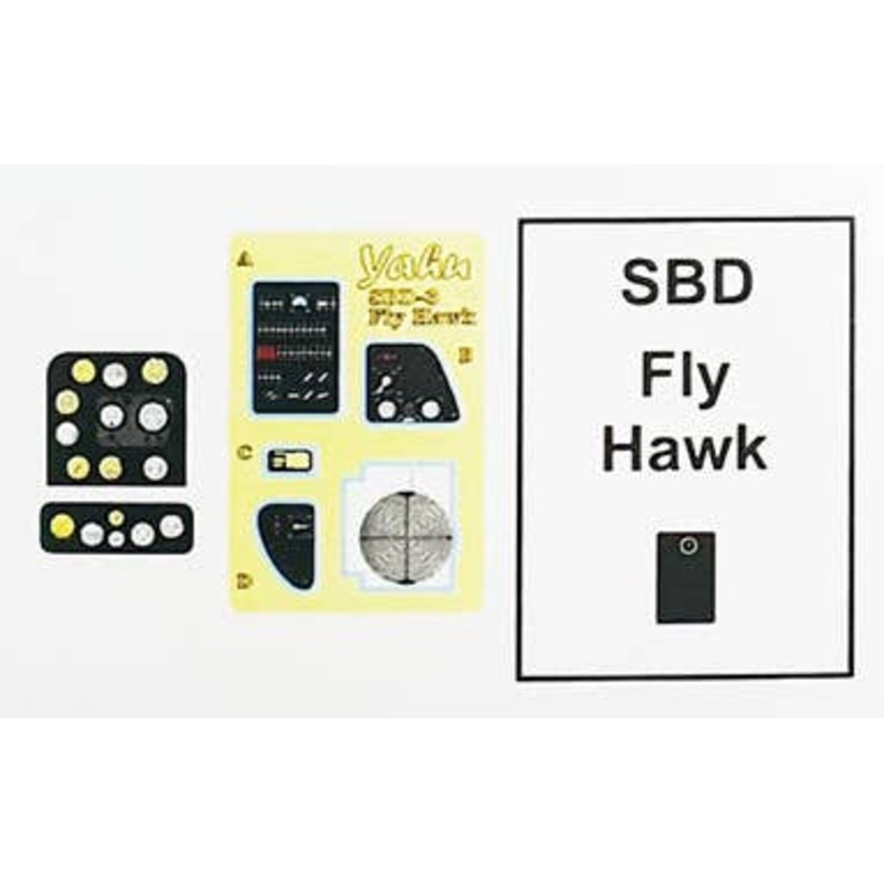 1/72 SBD Dauntless Coloring instrument panel Flyhawk