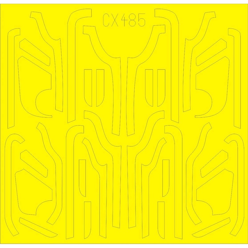 1/72 B-17G Antiglare Panels (VE Production) (for Airfix)