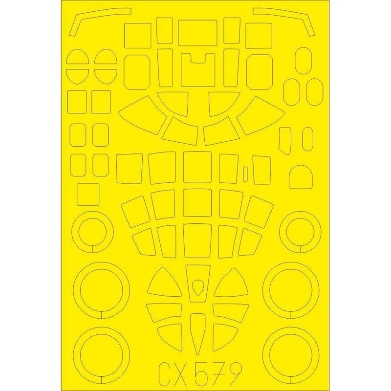 1/72 B-25B Masking Sheet (for Airfix)