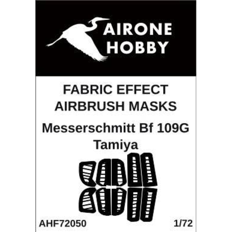 1/72 Bf 109G Fabric Effect Airbrush Mask (for Tamiya)