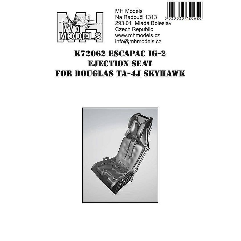 1/72 ESCAPAC IG-2 Ejection Seat for Douglas TA-4J Skyhawk 2 pcs.