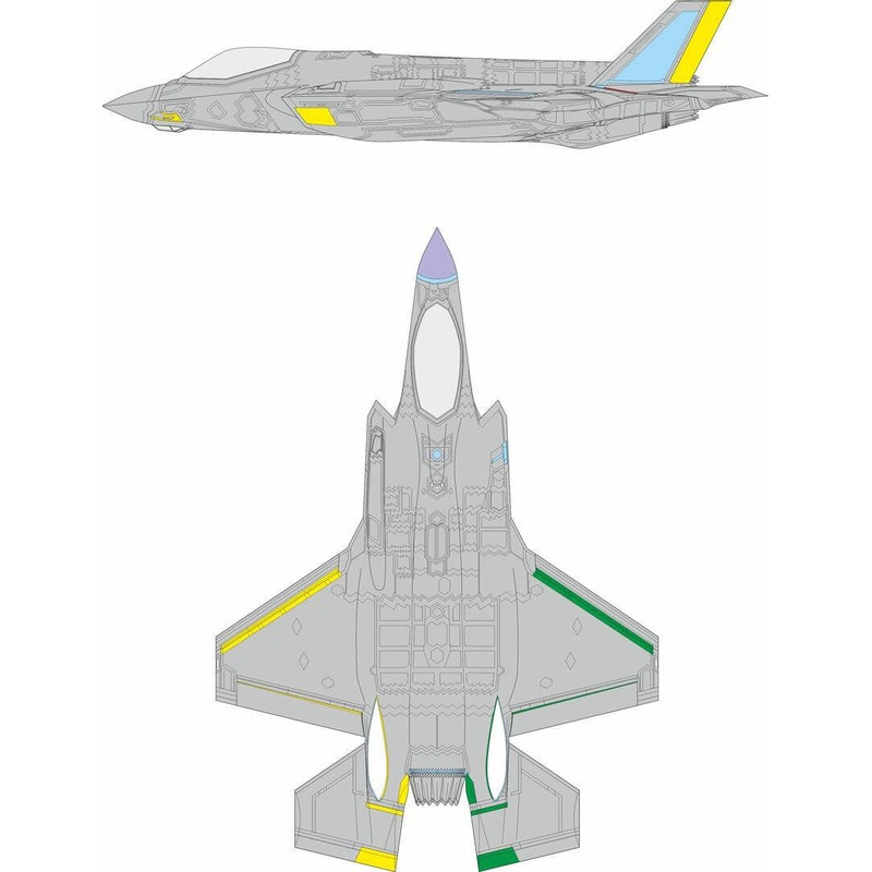 1/72 F-35A RAM coating late (For Revell)