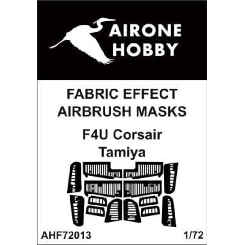 1/72 F4U-1 Corsair Fabric Effect Airbrush Mask (for Tamiya)