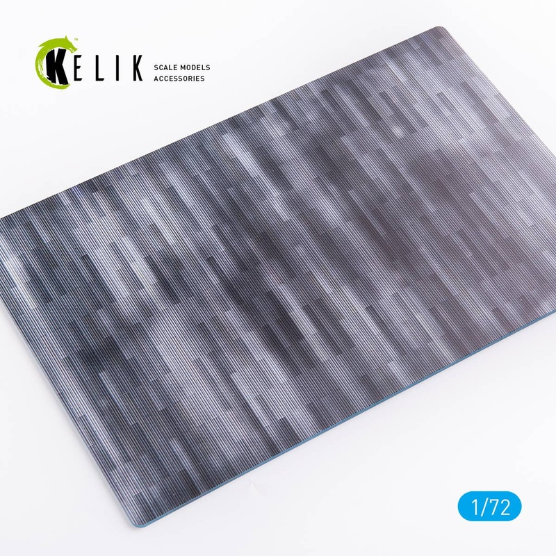 1/72 FAUN - Trackway Helicopter Landing Mat Ribber - Base - Acrylic 3 mm (280 x 180 mm) (170 g)