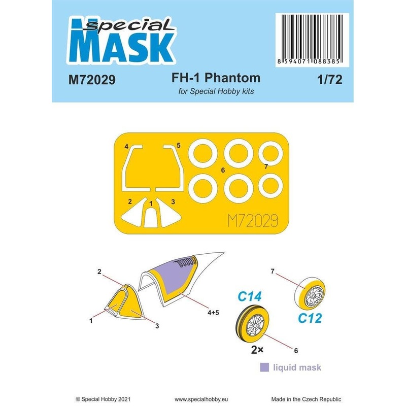 1/72 FH-1 Phantom MASK for Special Hobby
