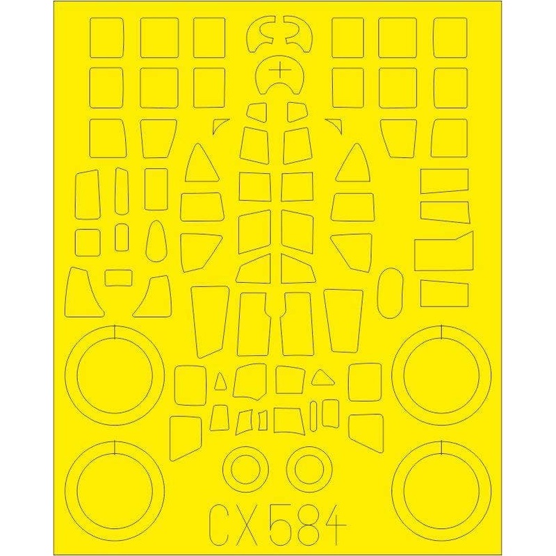 1/72 Ju 88A-1 Masking Sheet (for Revell)