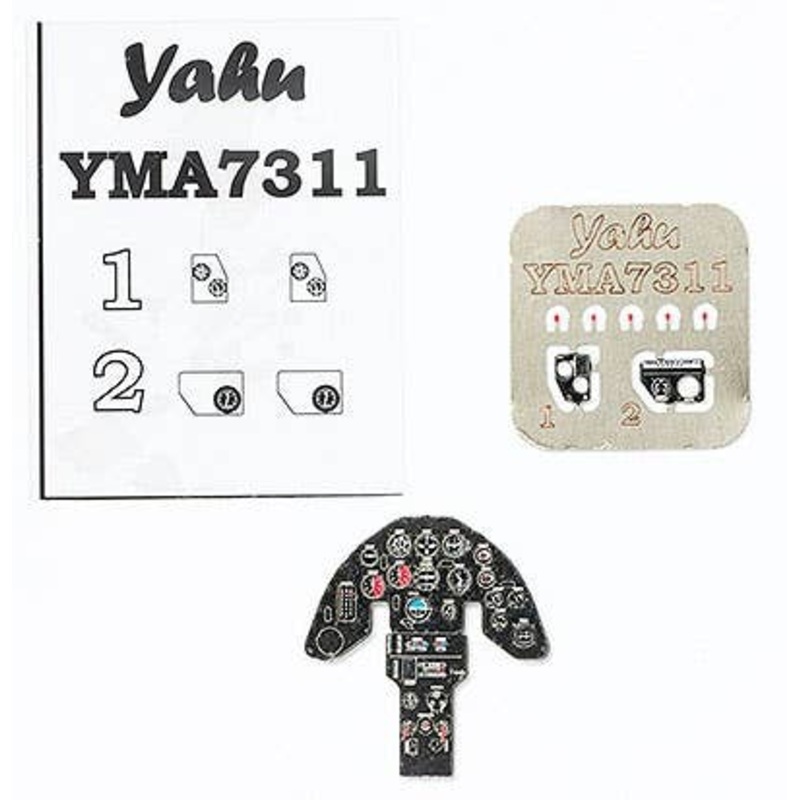 1/72 Ki-45-II Toryu Colored Instrument Panel (Hasegawa)