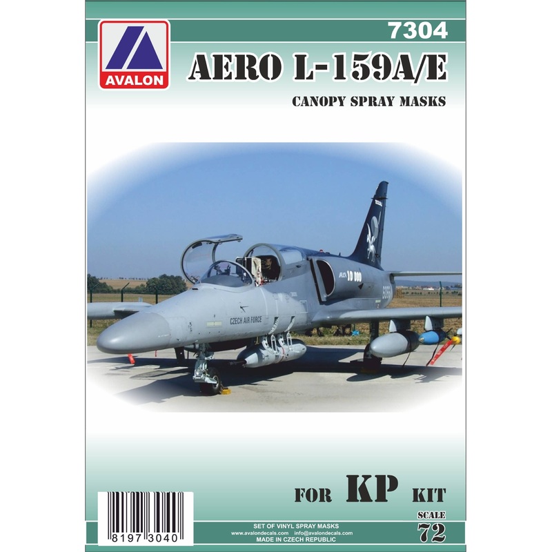 1/72 L-159A/E Alca Canopy Mask (for KP Models)