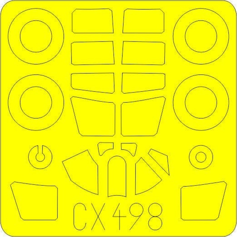 1/72 P-40N Masking Sheet (for Special Hobby)