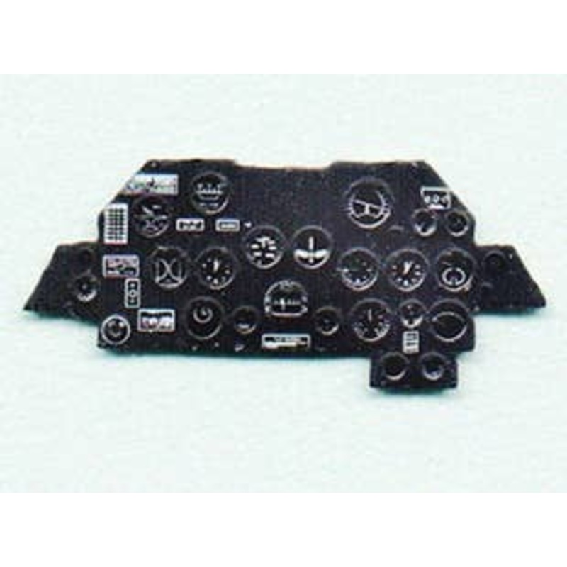 1/72 P-47D Thunderbolt Early Colored Instrument Panel Tamiya