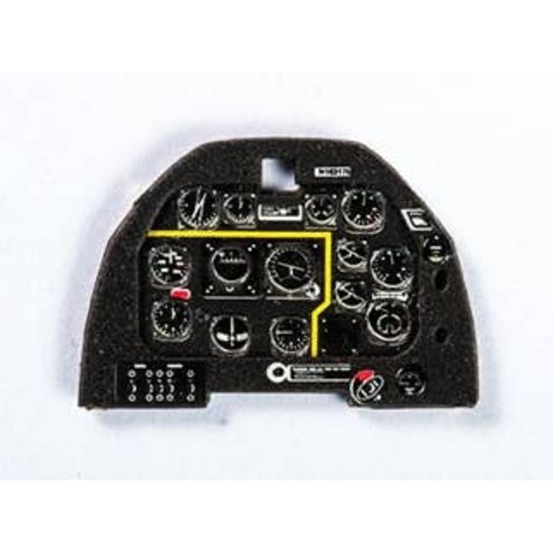 1/72 P-51D Mustang Early Colored Instrument Panel Tamiya Etc.
