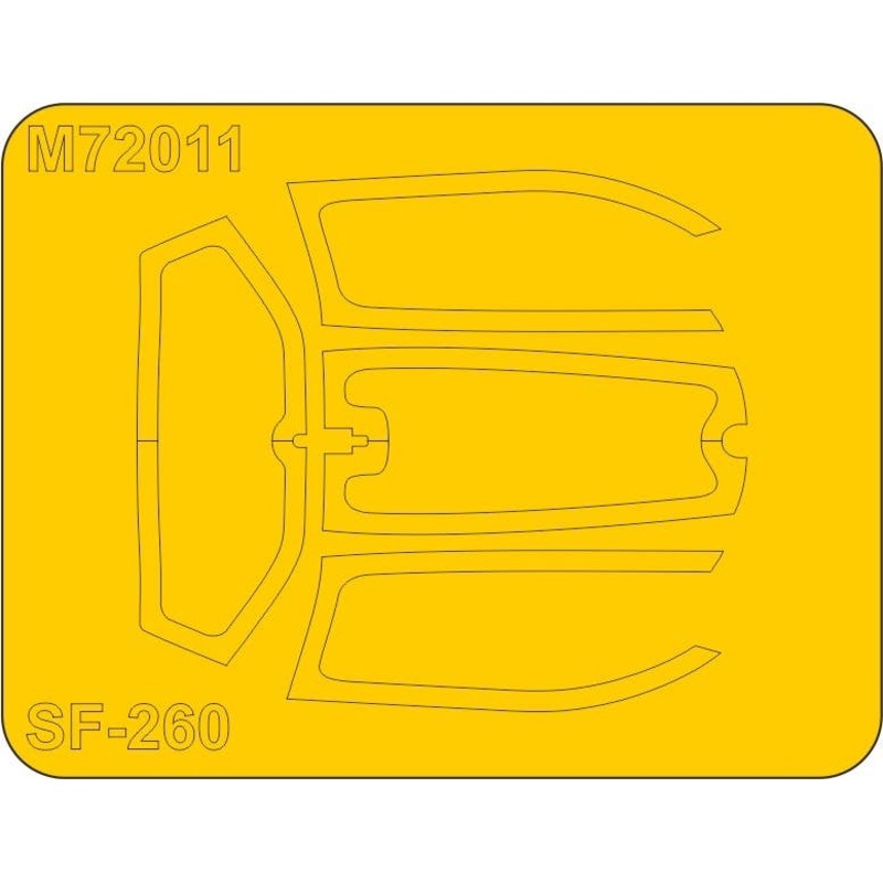 1/72 Siai-Marchetti Sf-260M / Am / W Painted Mask Sticker  (for Special Hobby)