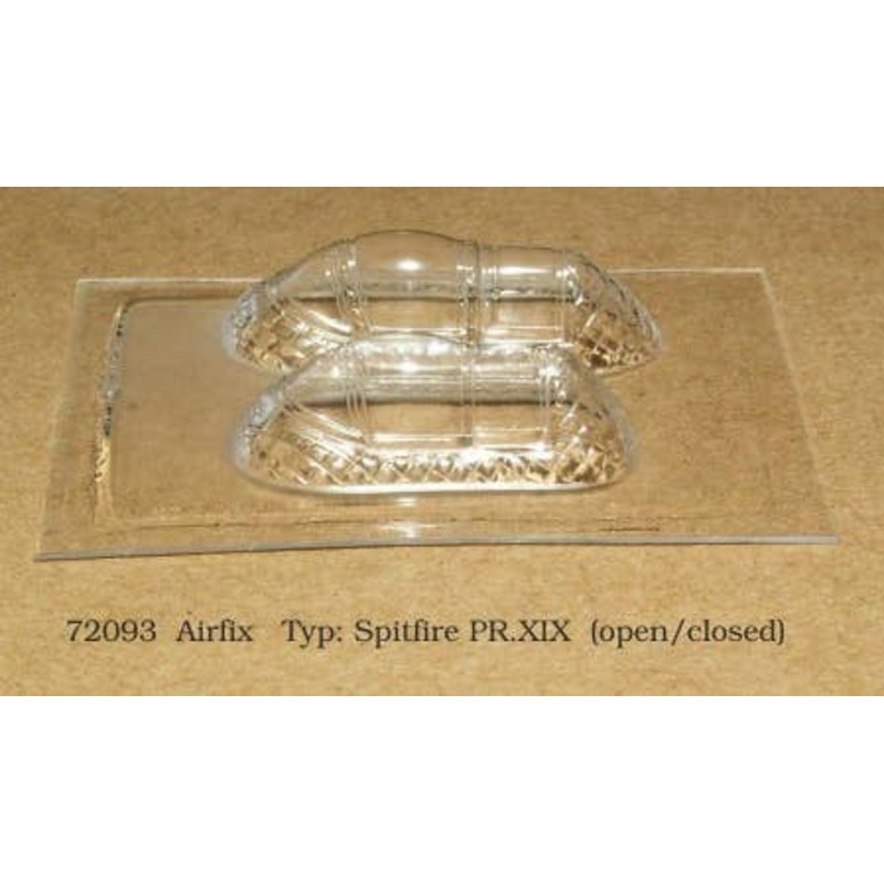 1/72 Spitfire PR. XIX Canopy (Open-Closed) (for Airfix)