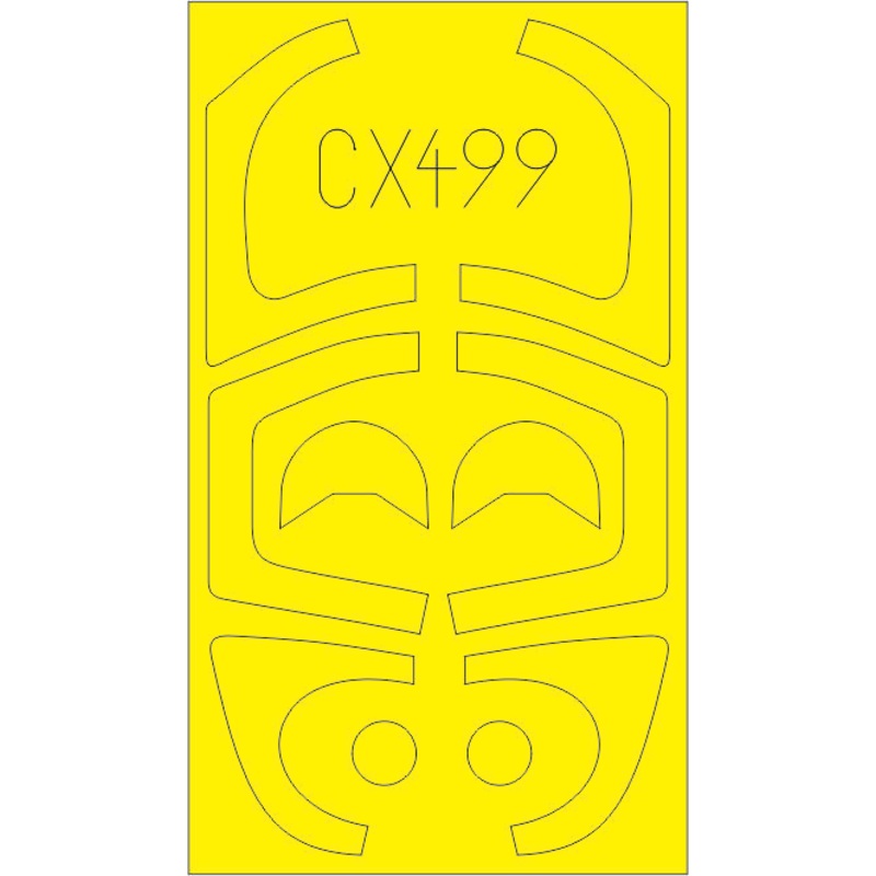 1/72 Yak-130 Masking Sheet (for Zvezda)