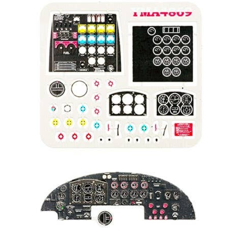 1/48 Avro Lancaster Coloring Instrument Panel Tamiya